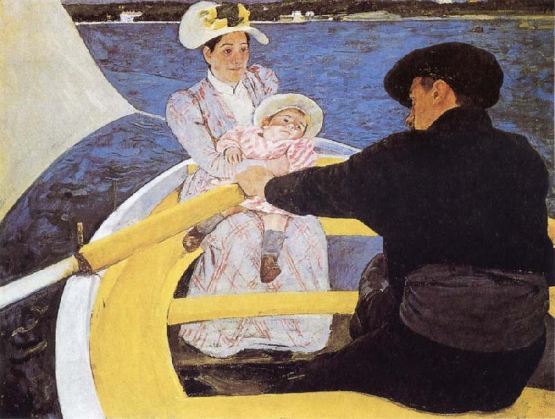 Mary Cassatt The Boating Patty oil painting image